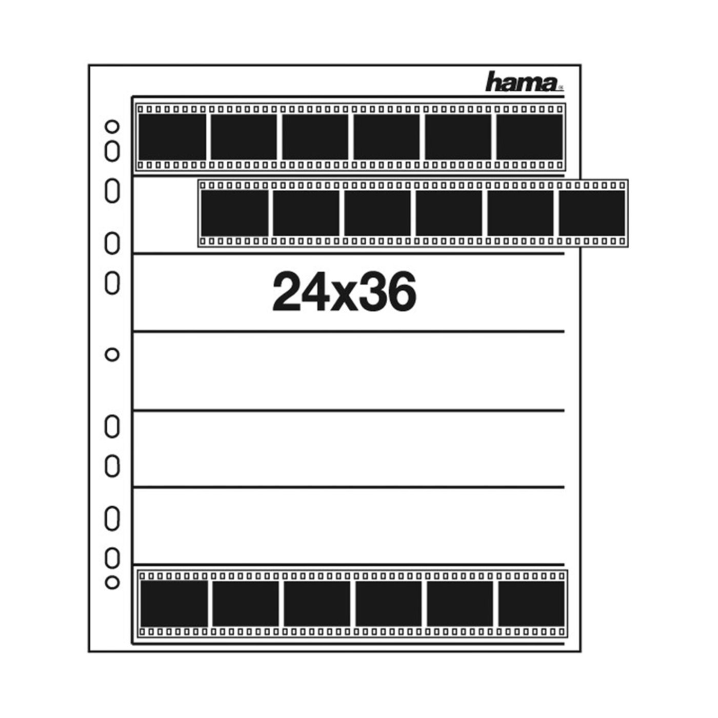 Hama Negativfickor för pärm 100-pack