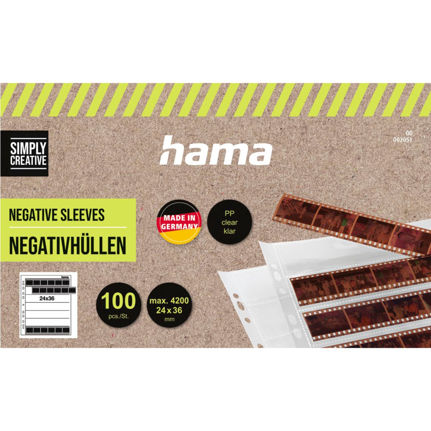 Hama Negativfickor för pärm 100-pack