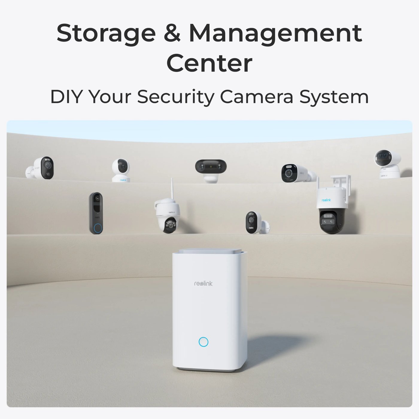 Reolink Home Hub med 4x Argus 3 Pro 2K-kamera