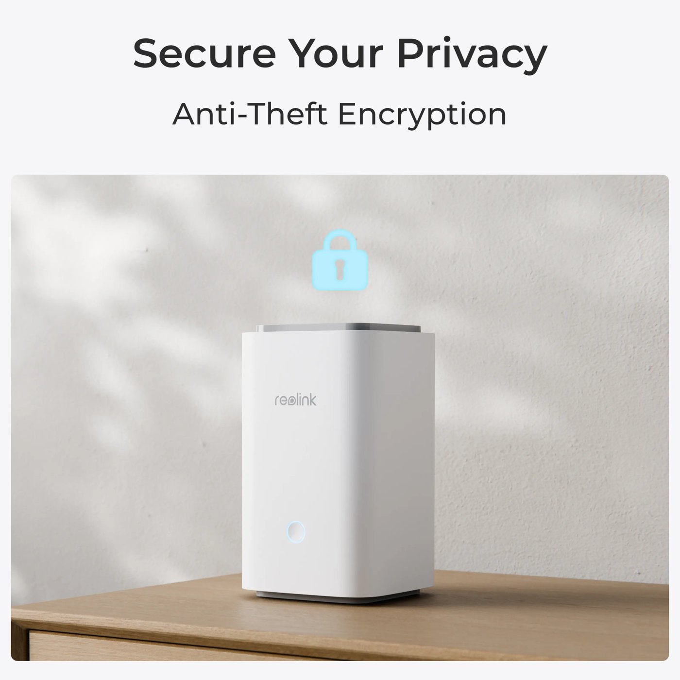 Reolink Home Hub med 4x Argus 3 Pro 2K-kamera