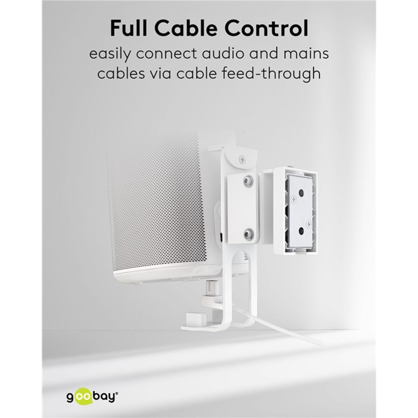 Høyttalerfeste for Sonos One og One SL Hvit