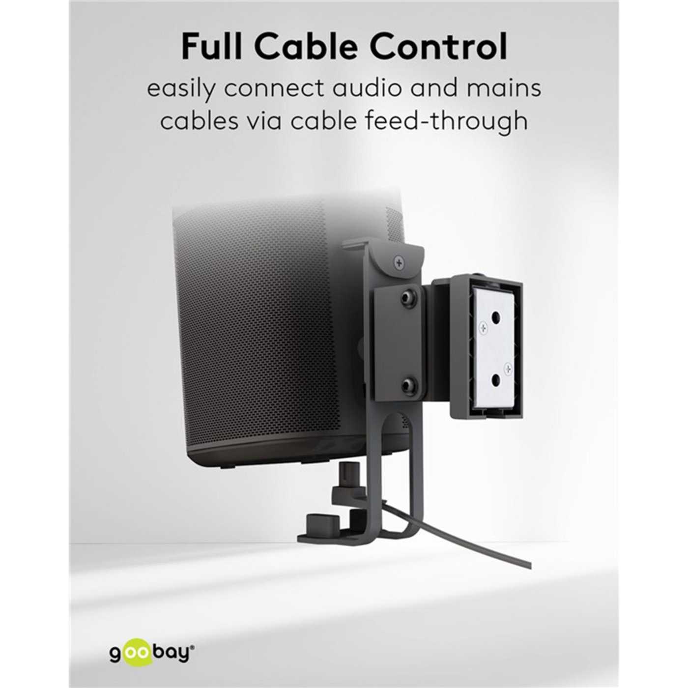 Høyttalerfeste for Sonos One og One SL Svart