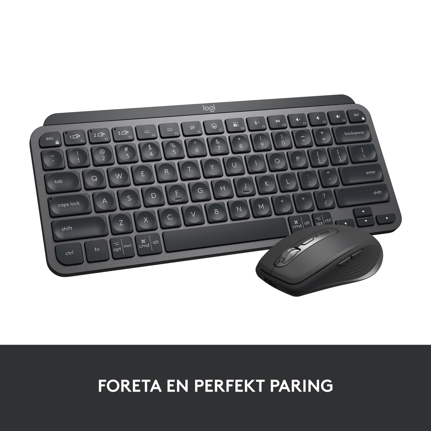Logitech MX Keys Mini Trådløst tastatur Grå