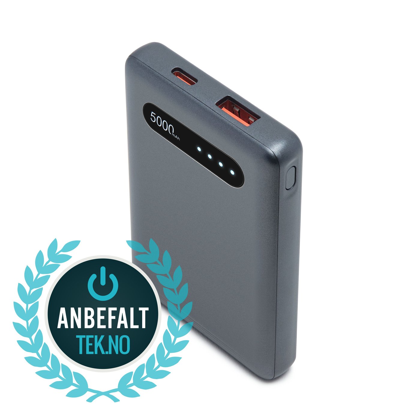 Linocell Powerbank 5000 mAh Grå