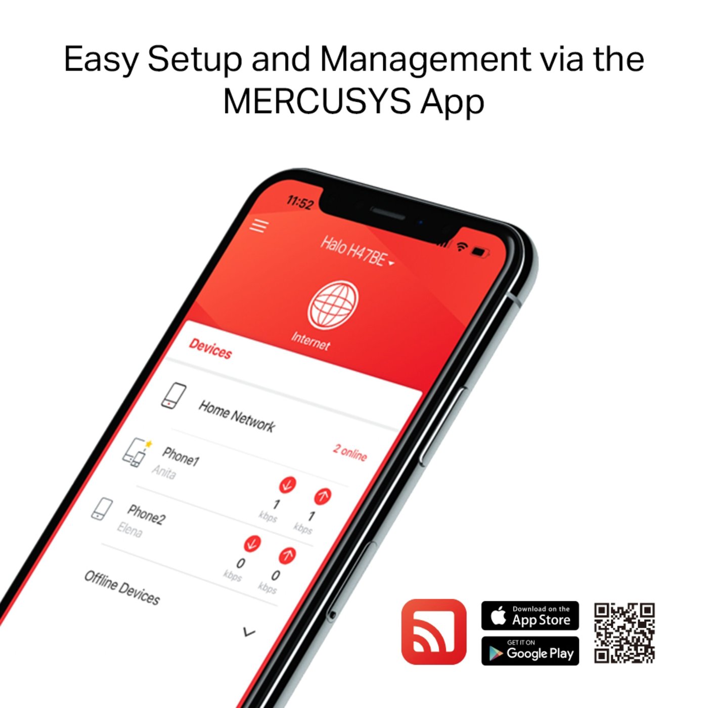 Mercusys Halo H47BE Mesh Wifi 7-system 2-pack