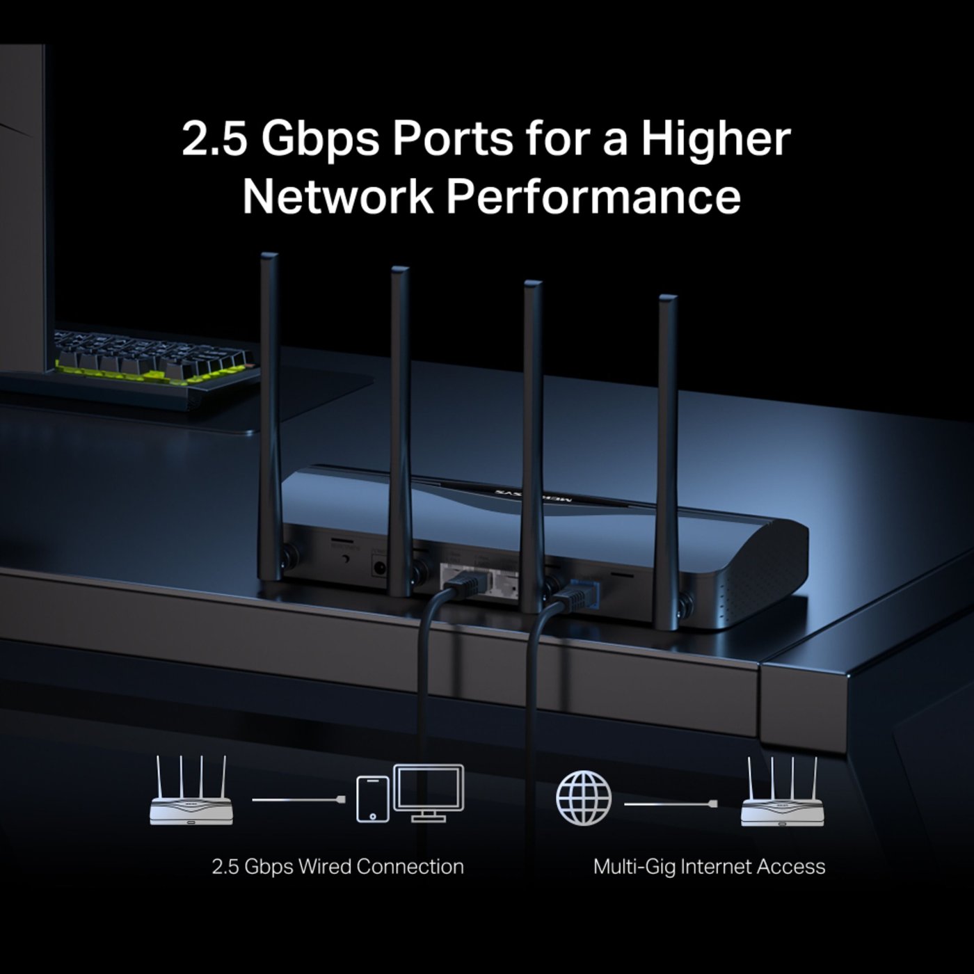 Mercusys MR27BE Dual-Band Wifi 7-router