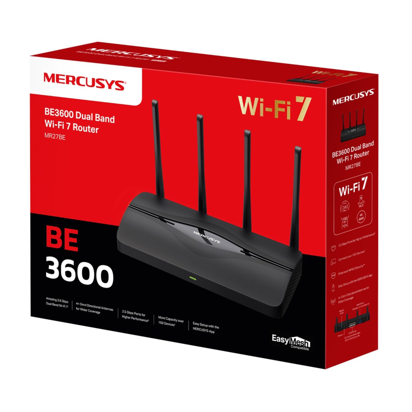 Mercusys MR27BE Dual-Band Wifi 7-router