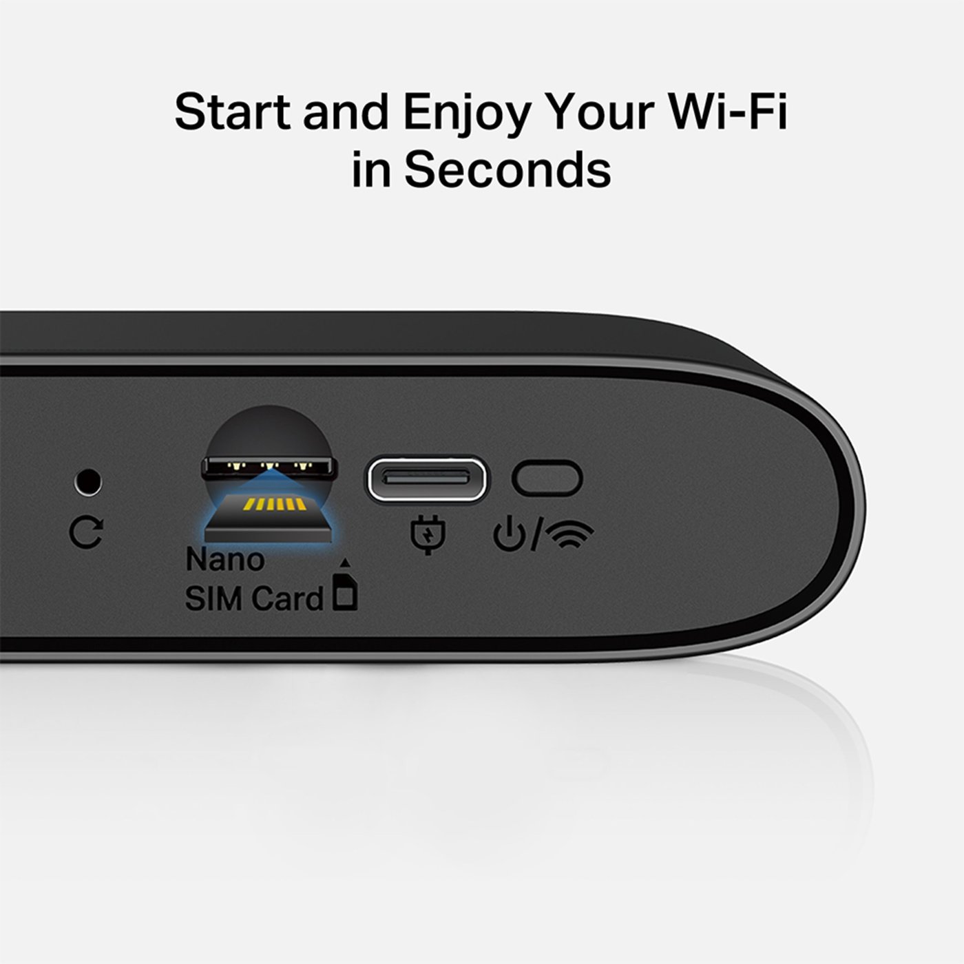 Mercusys MT110 4G LTE-router med modem