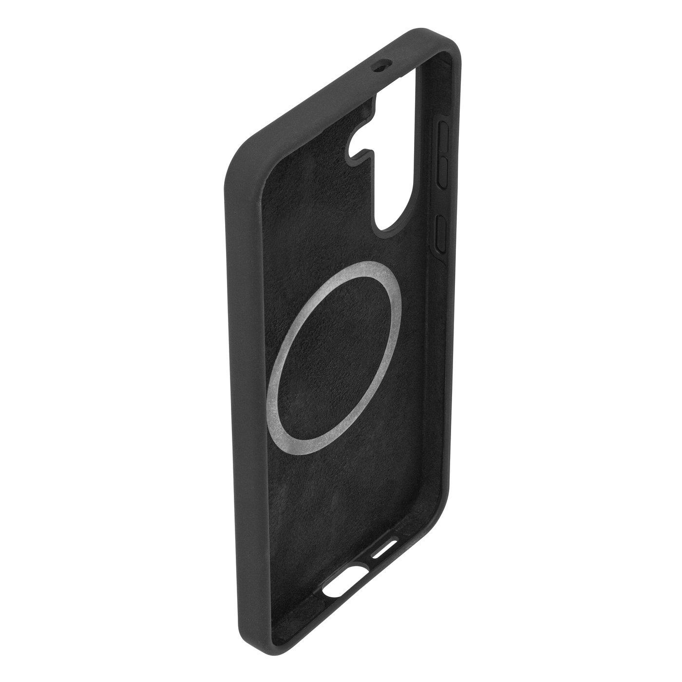 Linocell Rubber Case for Galaxy S25 Plus Svart