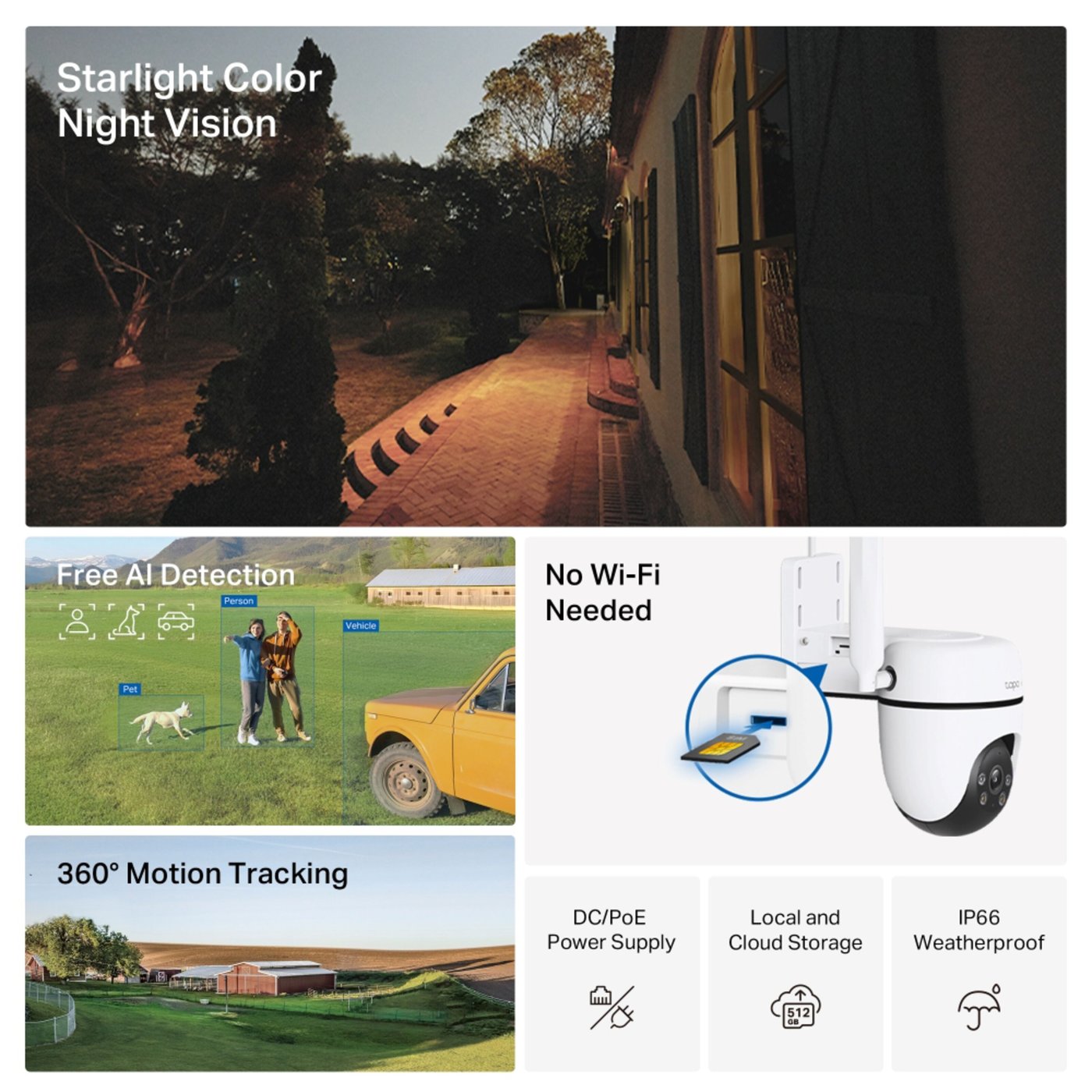 TP-link Tapo C501GW – Utomhus 4G LTE Kamera