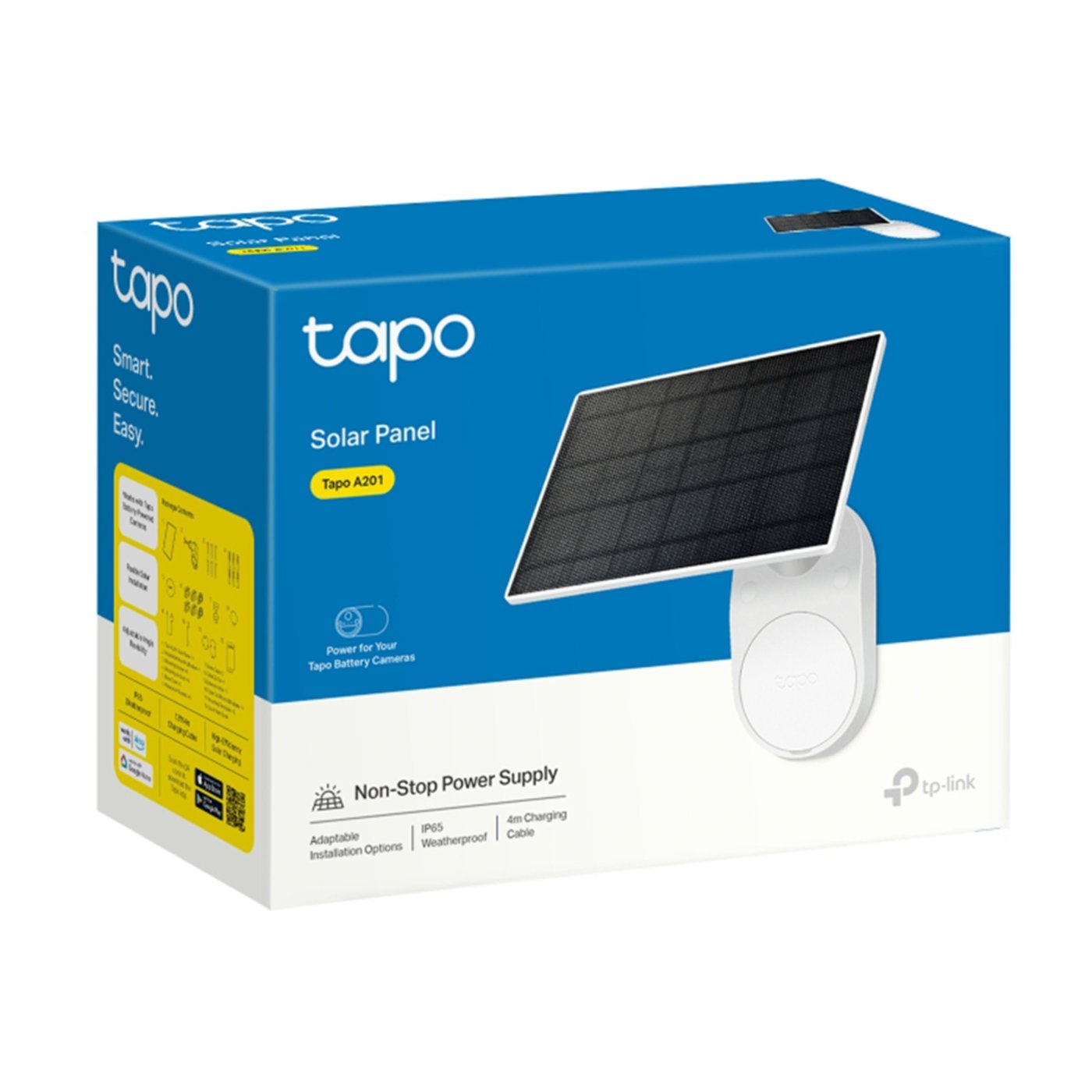 TP-link Tapo A201 – Solcellepanel for overvåkningskamera