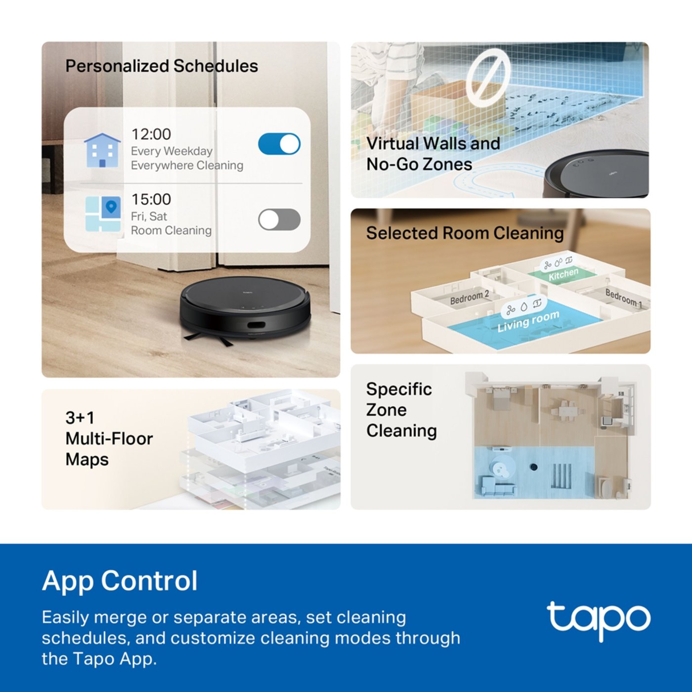 TP-link Tapo RV20 Max Robotdammsugare