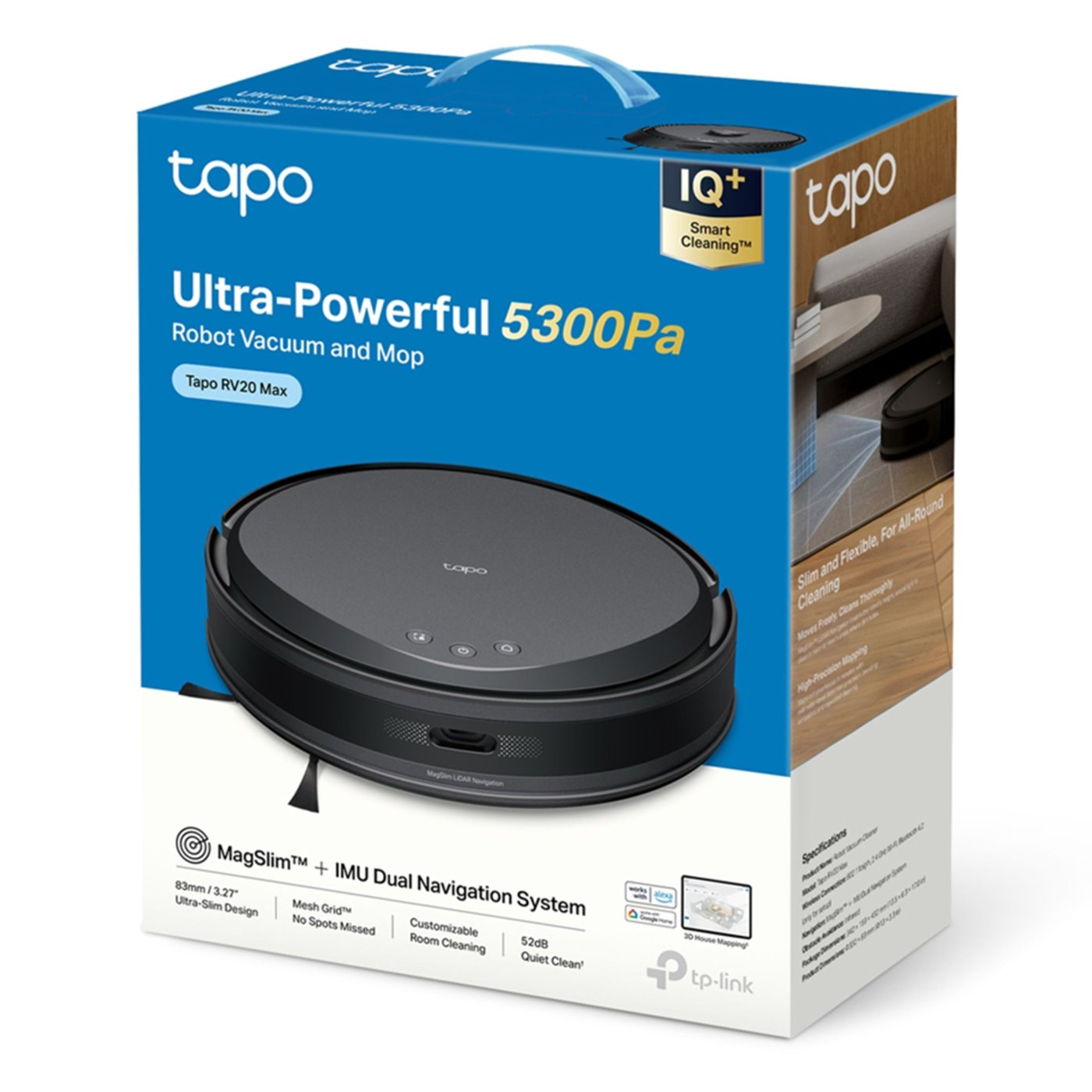 TP-link Tapo RV20 Max Robotdammsugare