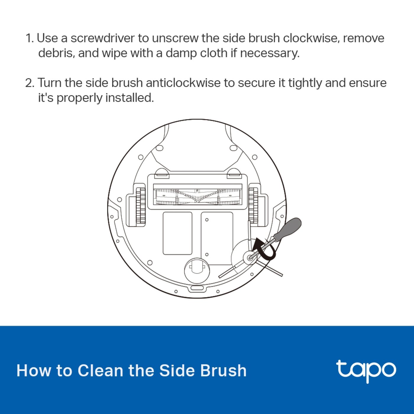 TP-link Tilbehørspakke til Tapo-robotstøvsuger