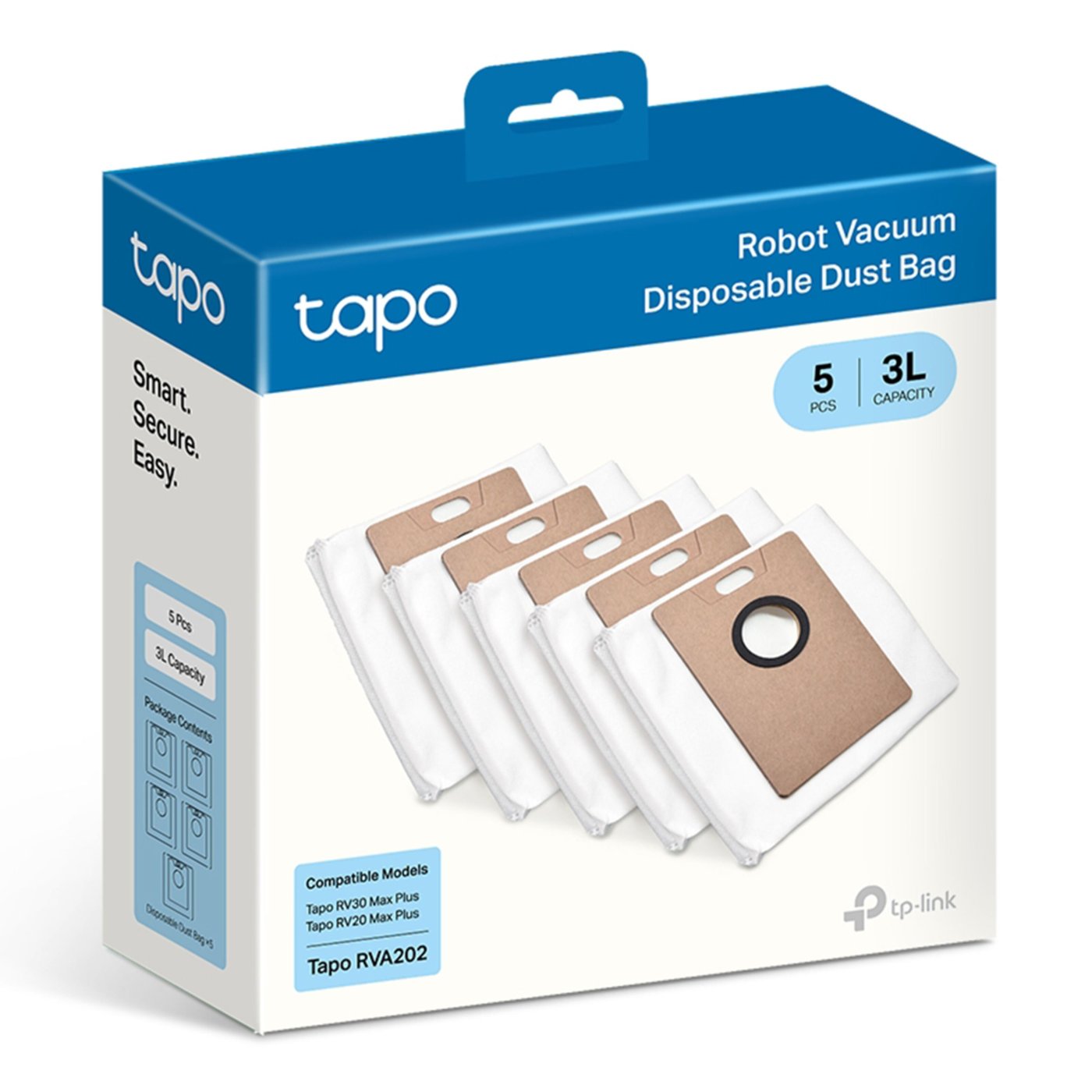 TP-link Støvsugerposer til Tapo-robotstøvsuger (5-pk.)
