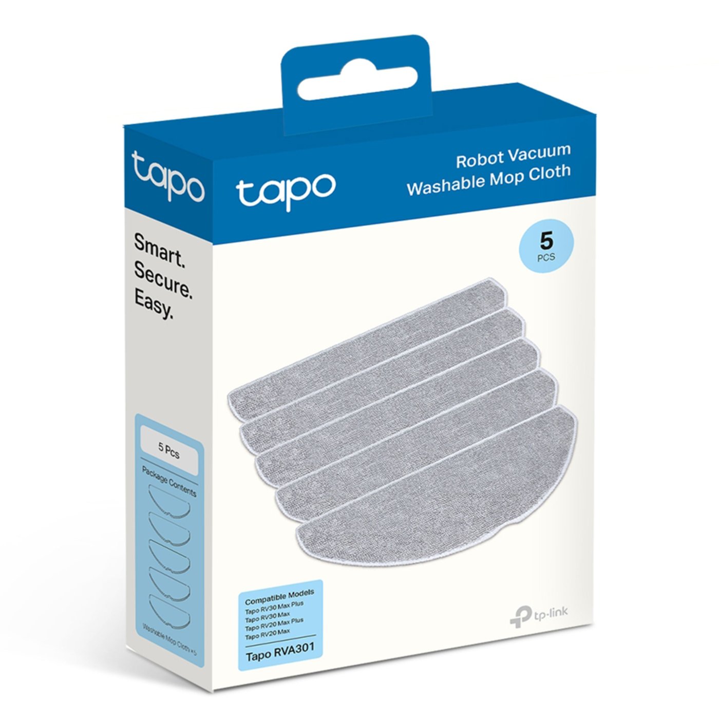 TP-link Mopp til Tapo-robotstøvsuger (5-pk.)