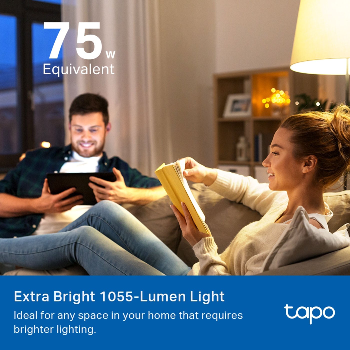 TP-link Tapo Smart RGB LED-pære 1100 lumen E27