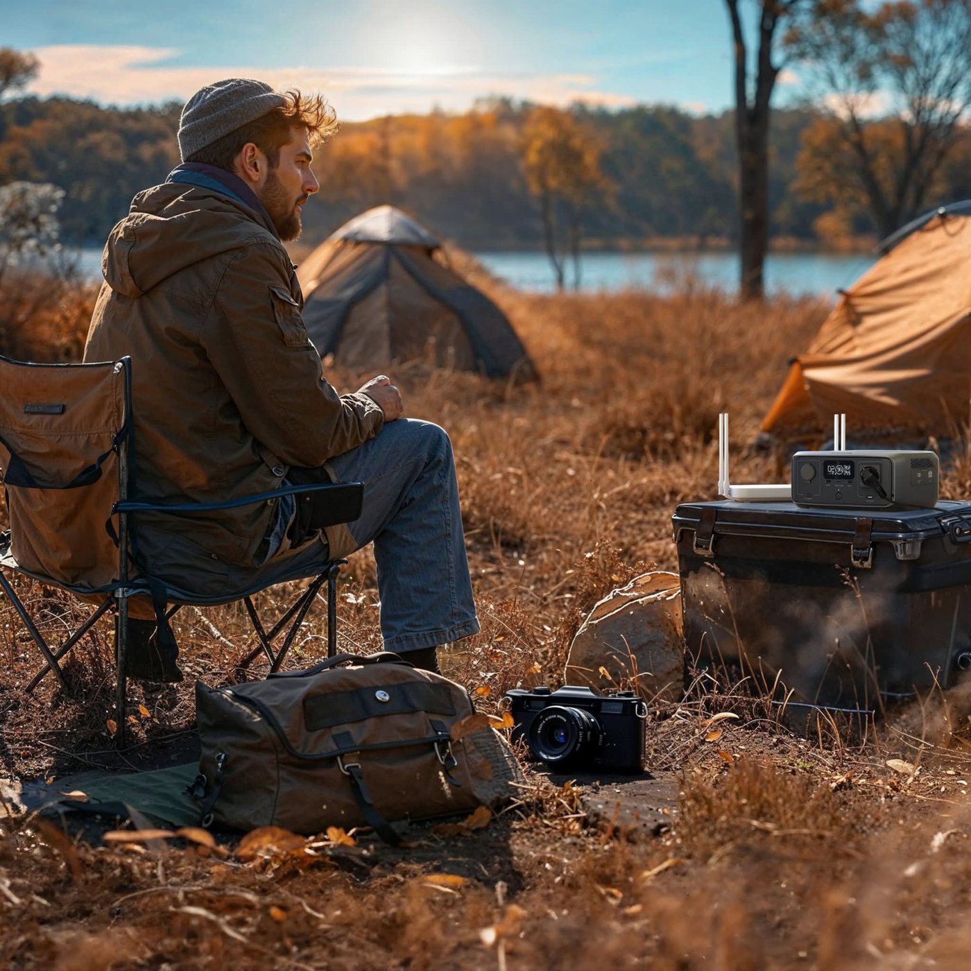 EcoFlow River 3 UPS Portabel kraftstation 245 Wh