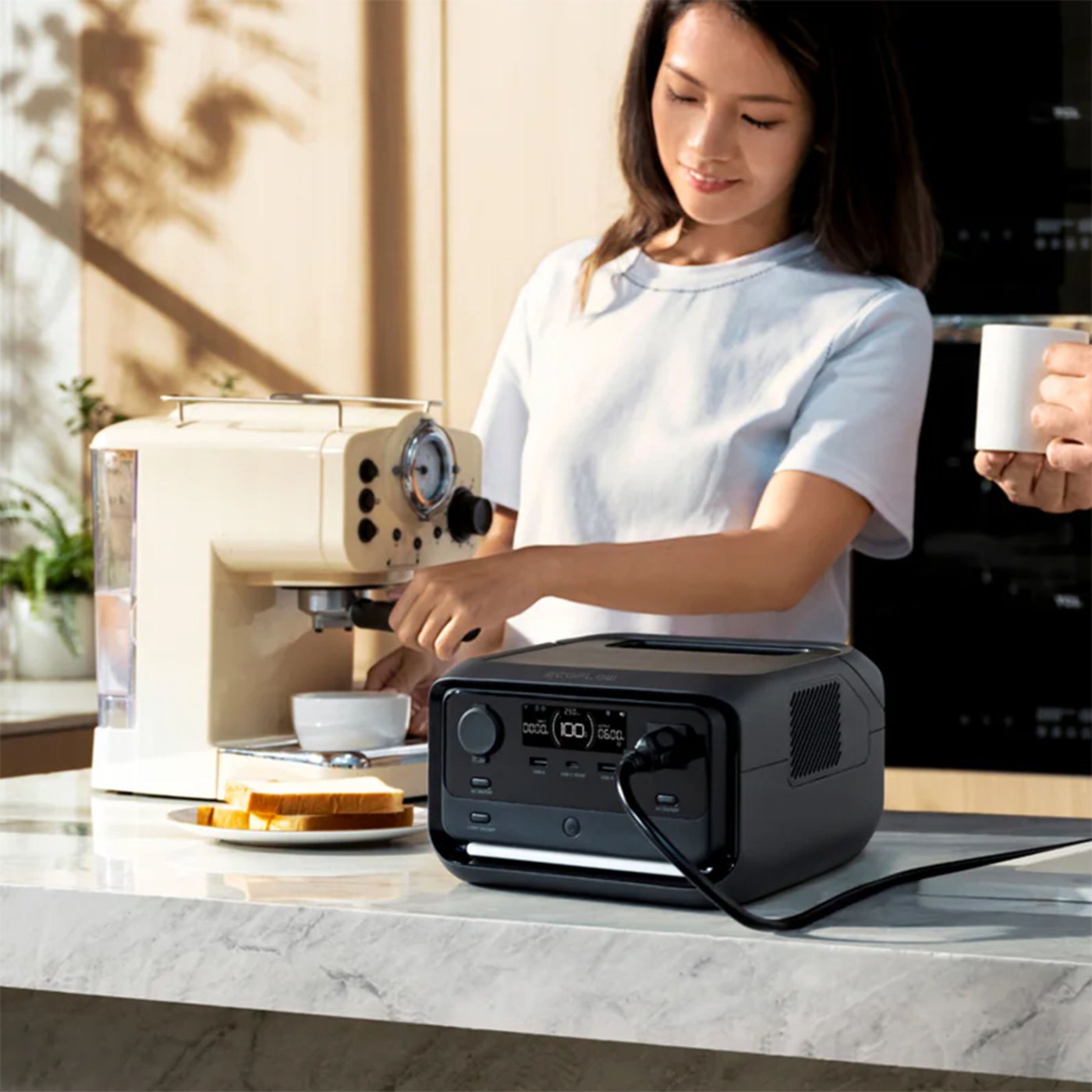 EcoFlow River 3 Plus Portabel kraftstation 286 Wh