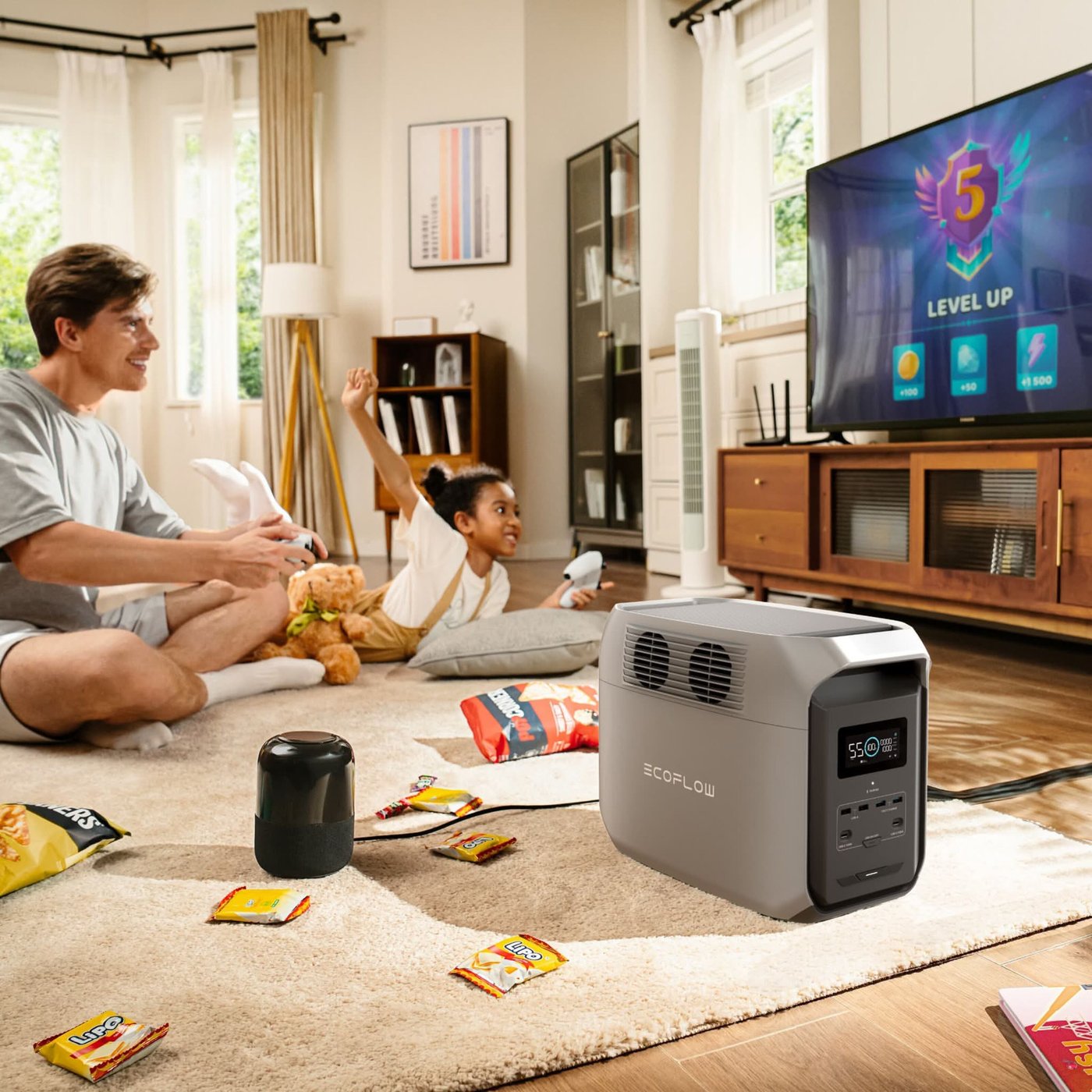 EcoFlow Delta 3 1500 Portabel kraftstation 1,5 kWh