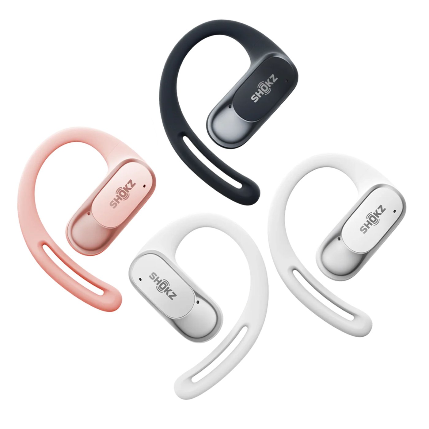 Shokz OpenFit Air Trådløse hodetelefoner Hvit