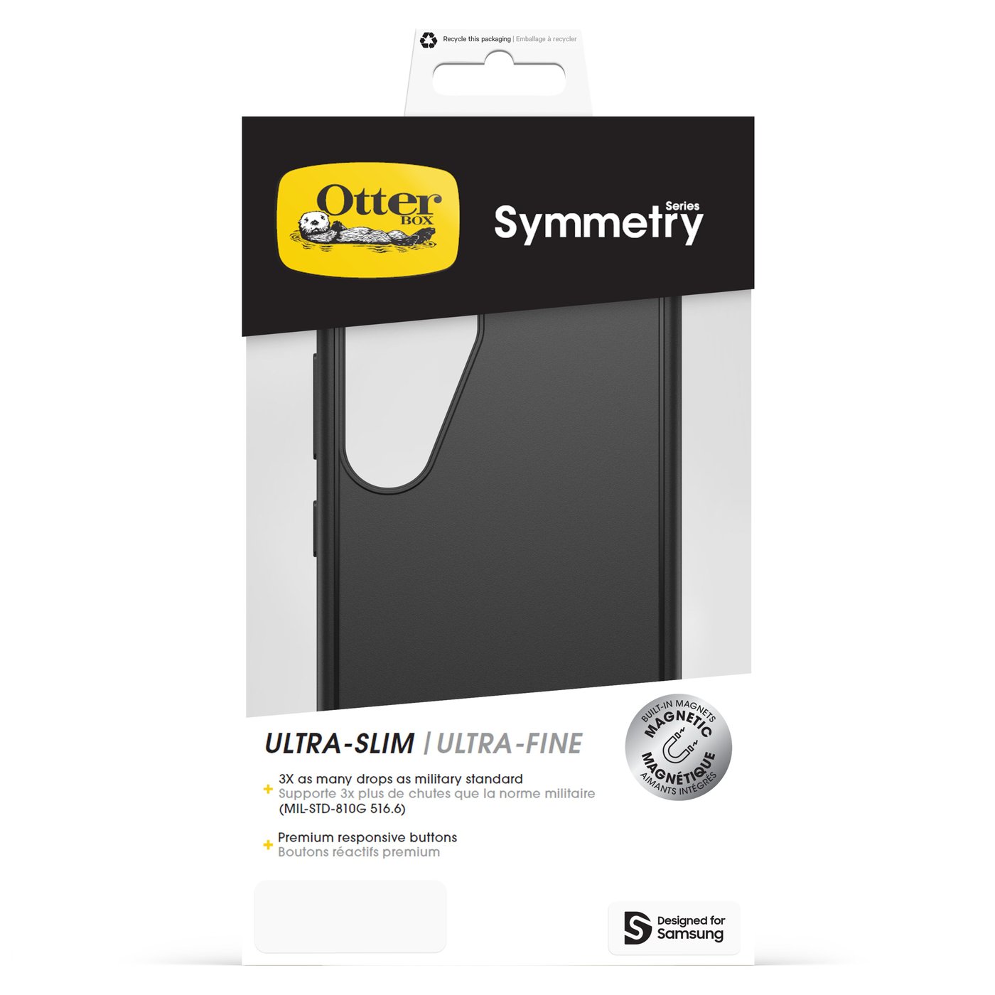 Otterbox Symmetry for Galaxy S25 Svart