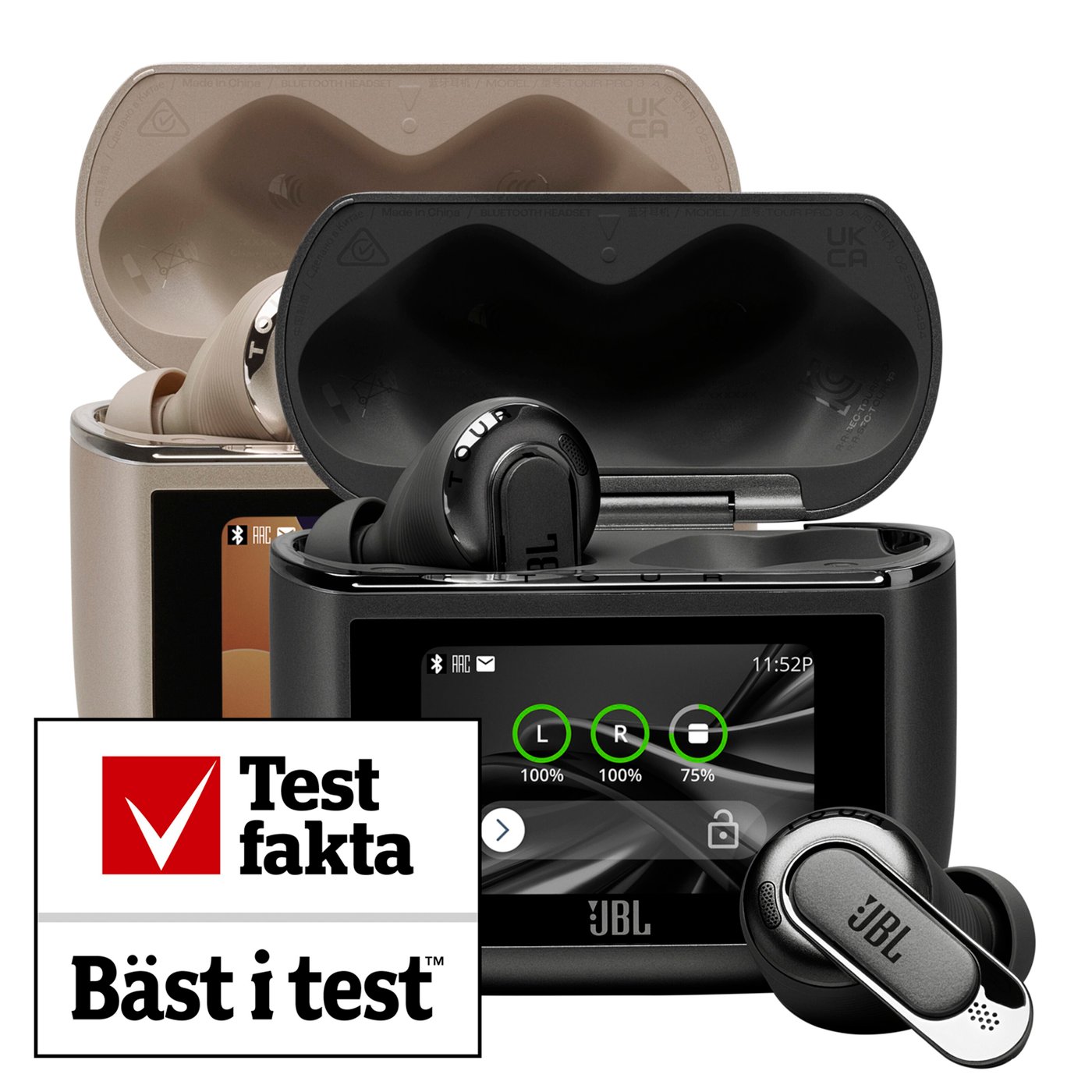 JBL Tour Pro 3 True Wireless in-ear-hörlurar Latte