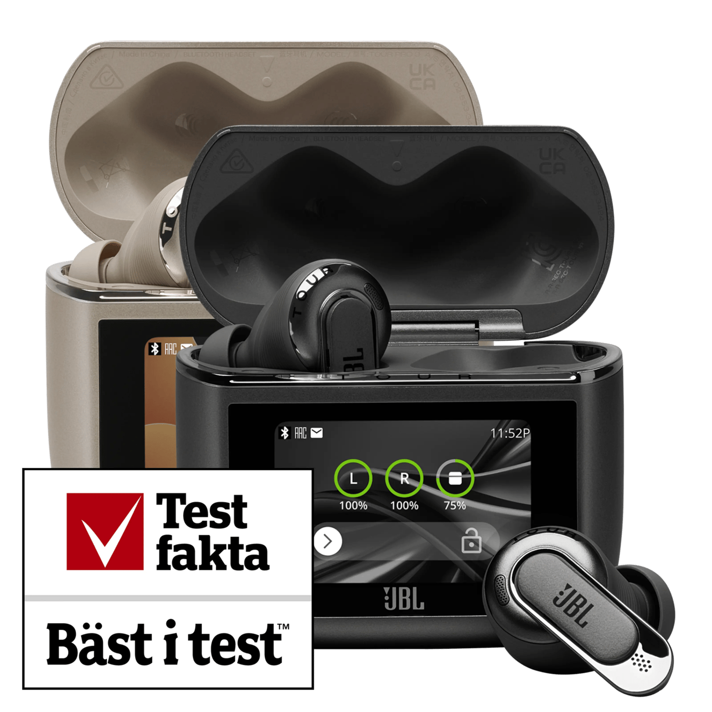 JBL Tour Pro 3 trådlösa in-ear-hörlurar Blå