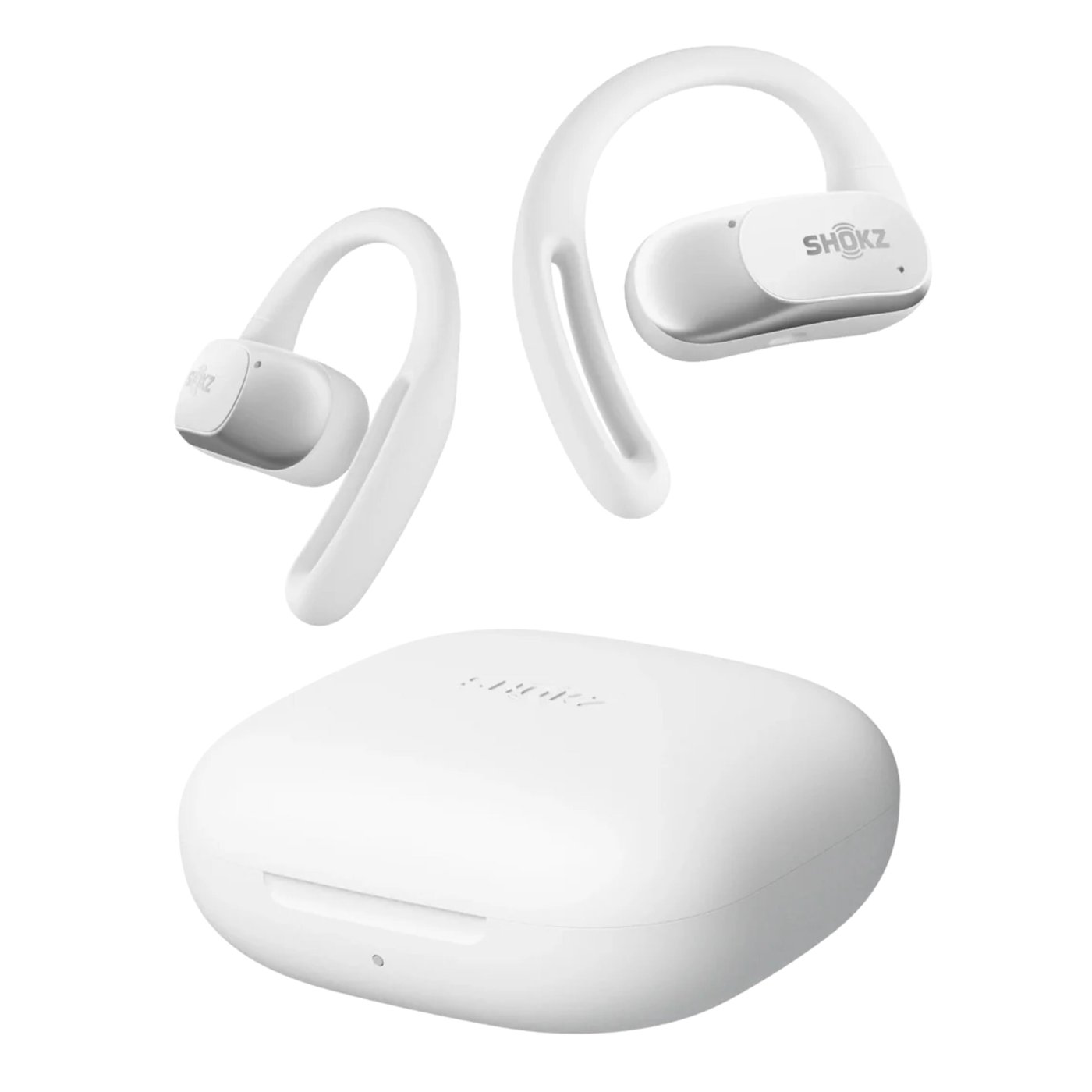 Shokz OpenFit Air Trådløse hodetelefoner Hvit