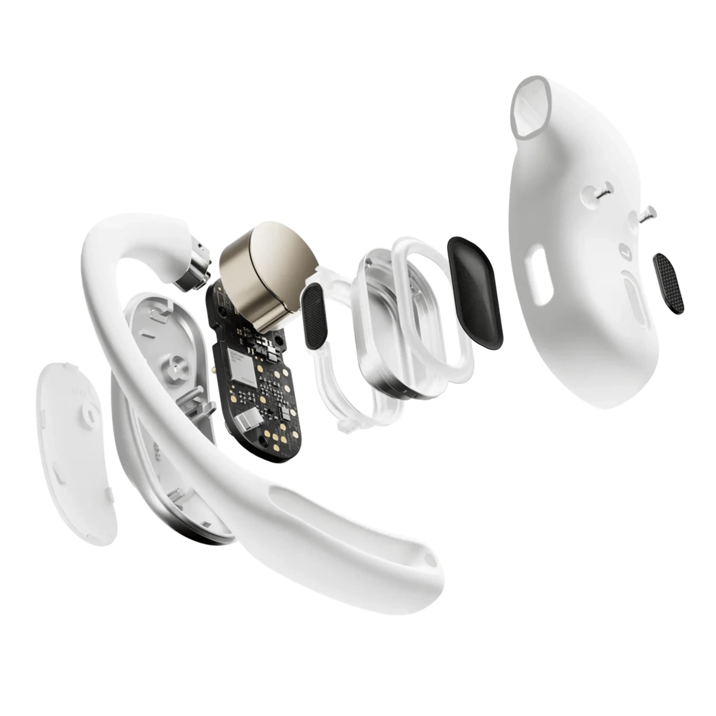 Shokz OpenFit Air Trådlösa hörlurar Vit