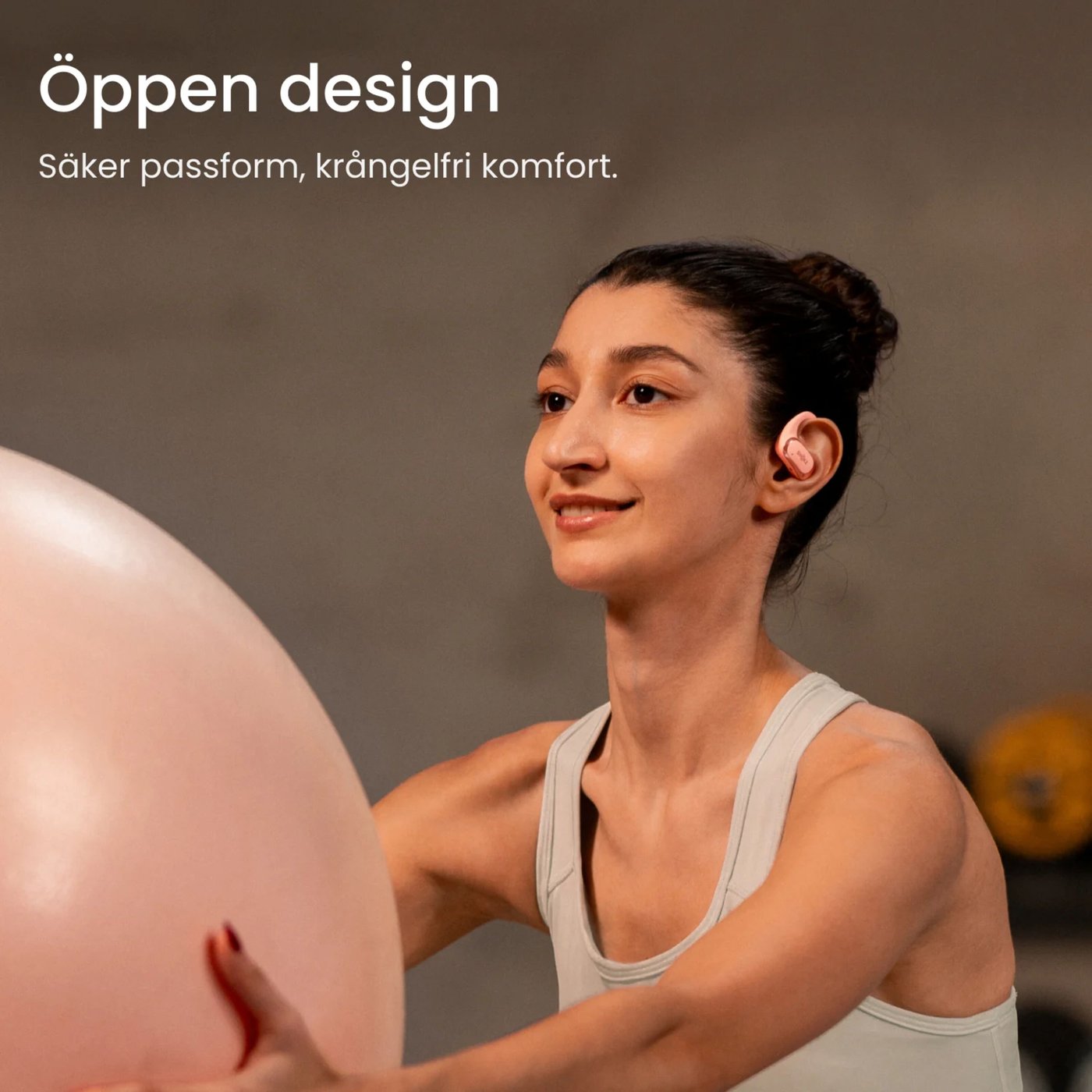 Shokz OpenFit Air Trådlösa hörlurar Rosa