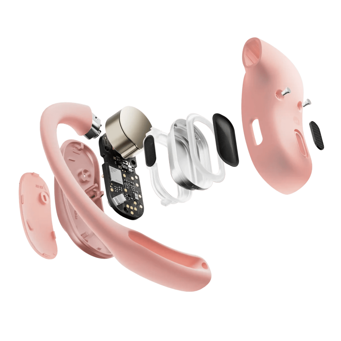 Shokz OpenFit Air Trådløse hodetelefoner Rosa