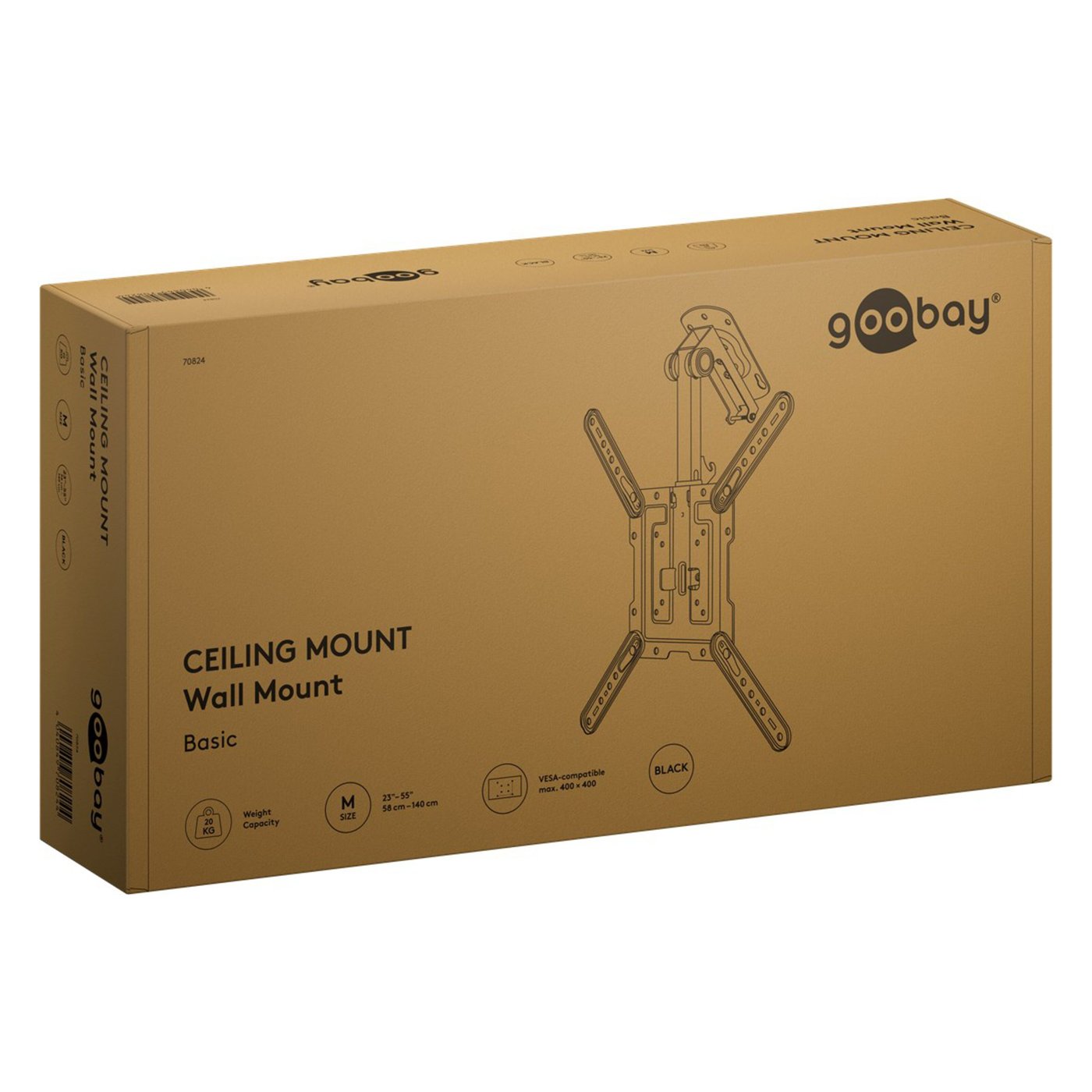 Takfeste for TV på 23–55"