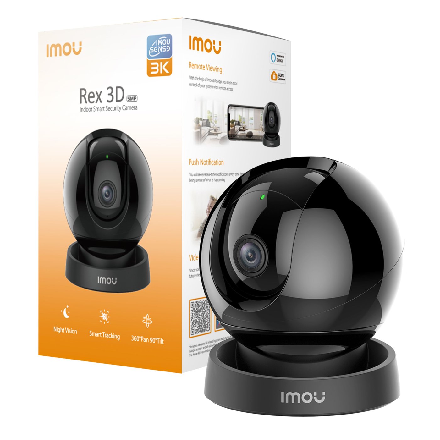 Imou Rex 3D 5 MP Trådløst innendørskamera