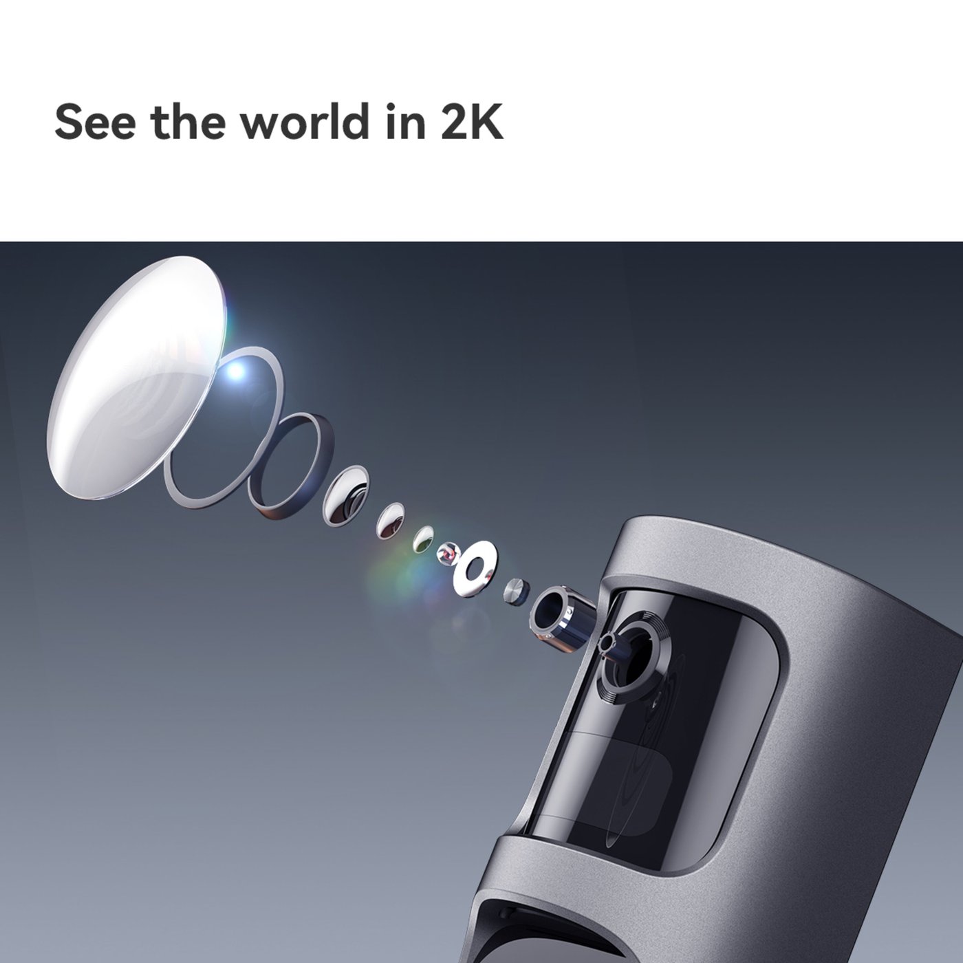 Imou Doorbell 2S 2K Trådlös videodörrklocka med ringklocka