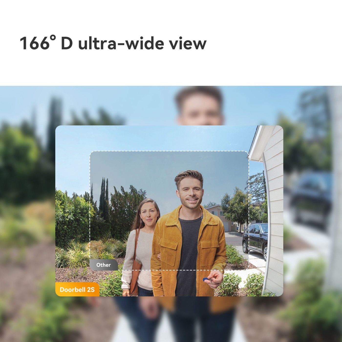 Imou Doorbell 2S 2K Trådlös videodörrklocka med ringklocka