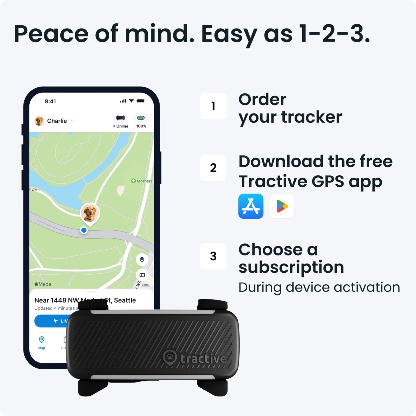 Tractive DOG 6 – Hund-GPS med hälsospårning