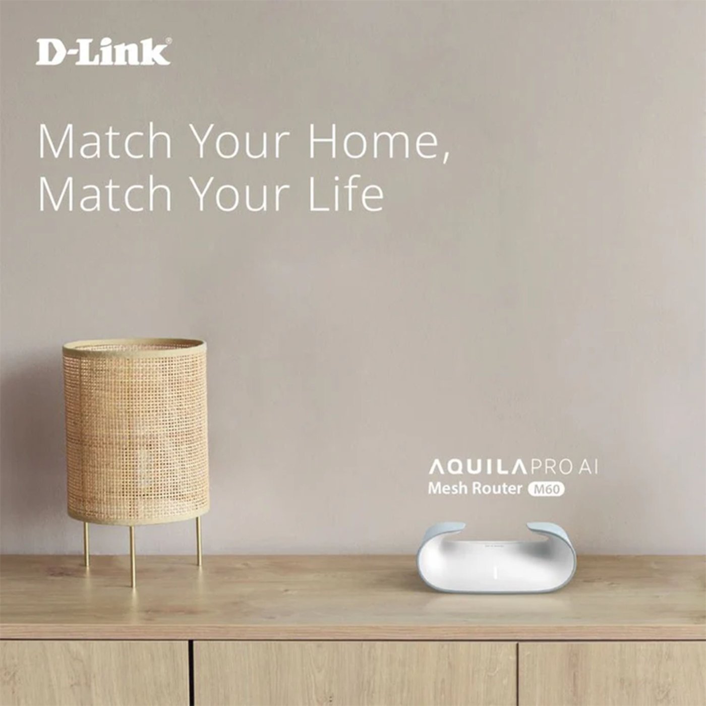 D-Link Aquila Pro AI AX6000 Wifi 6 Smart Mesh-router