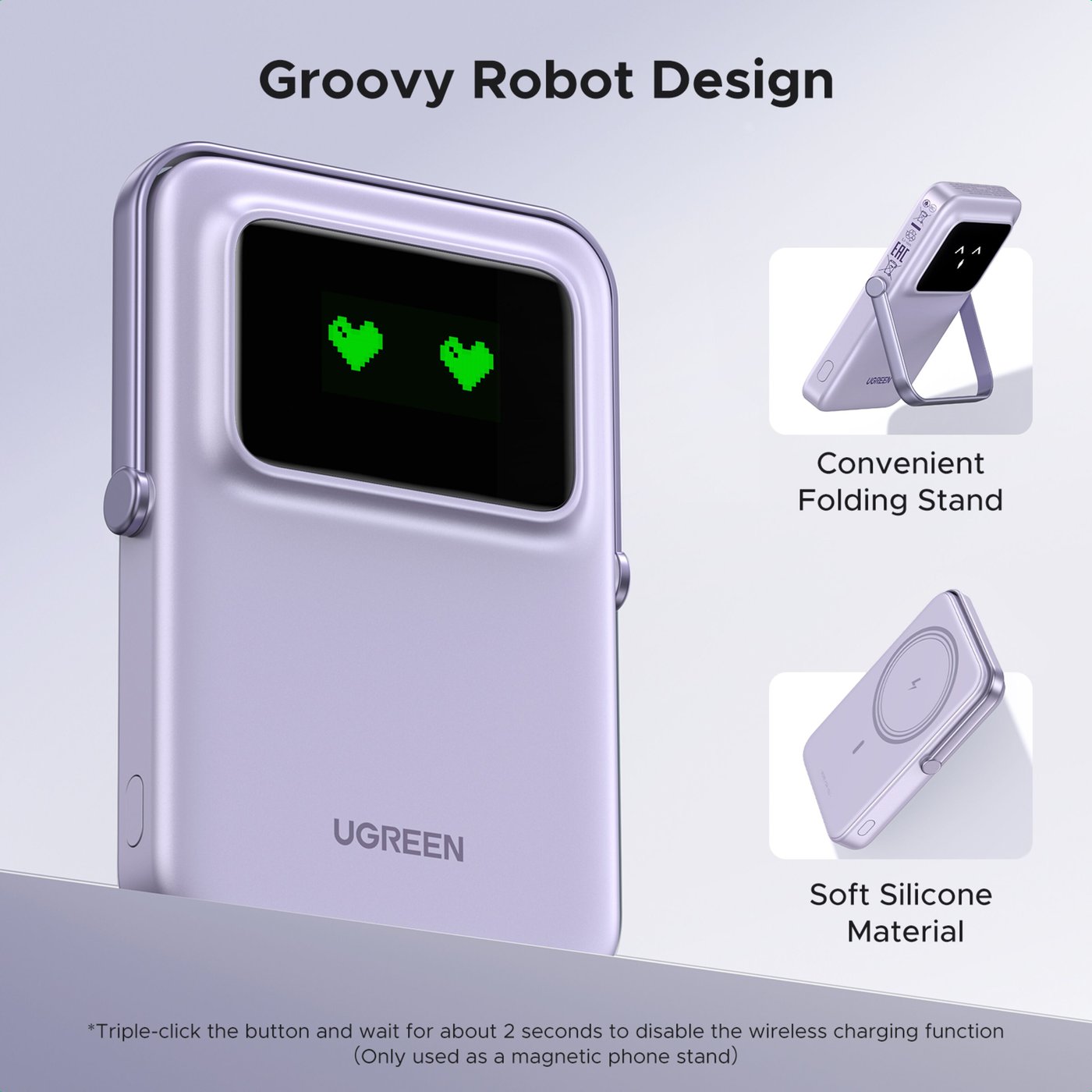 Ugreen Uno Magnetisk powerbank 5000 mAh