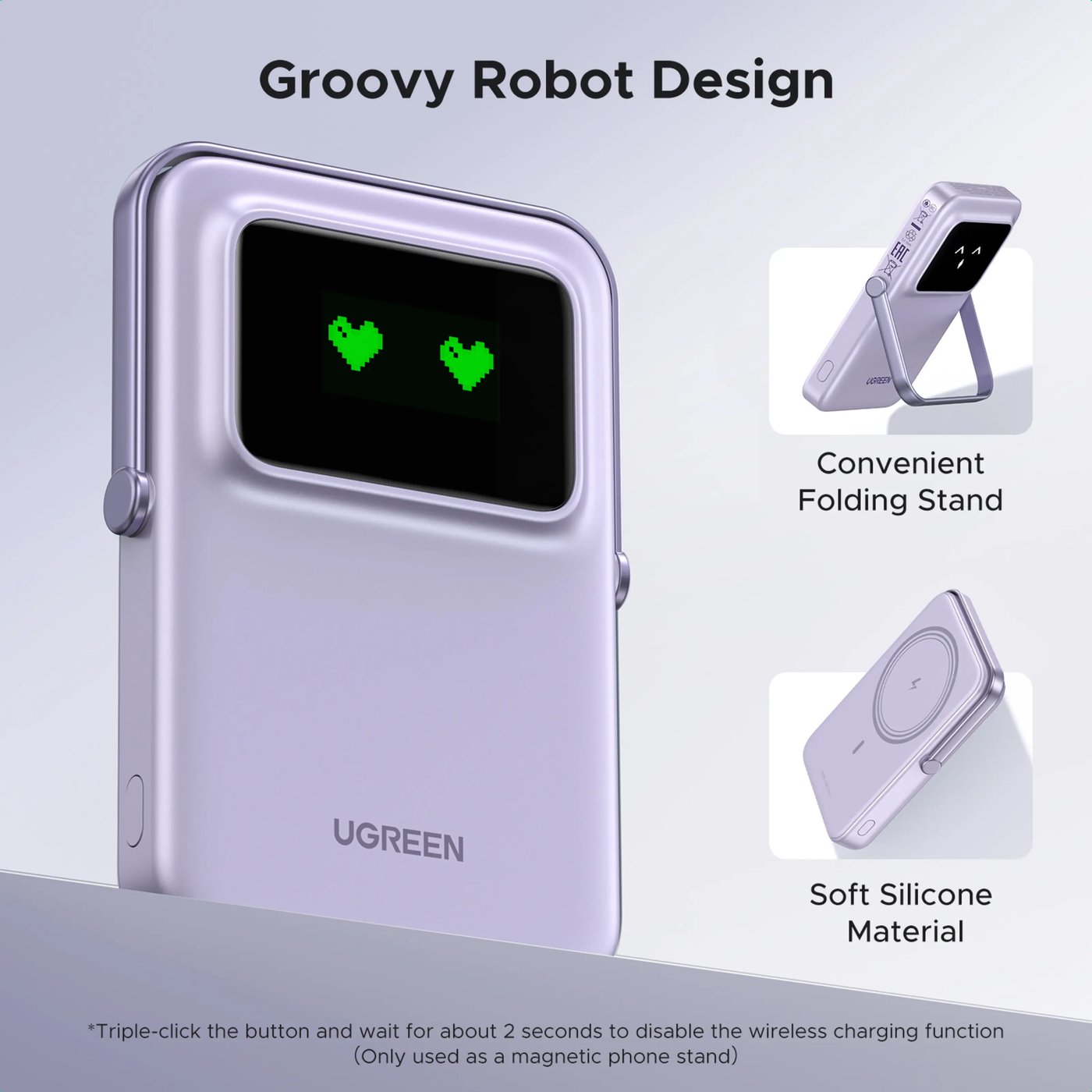 Ugreen Uno Magnetisk powerbank 5000 mAh