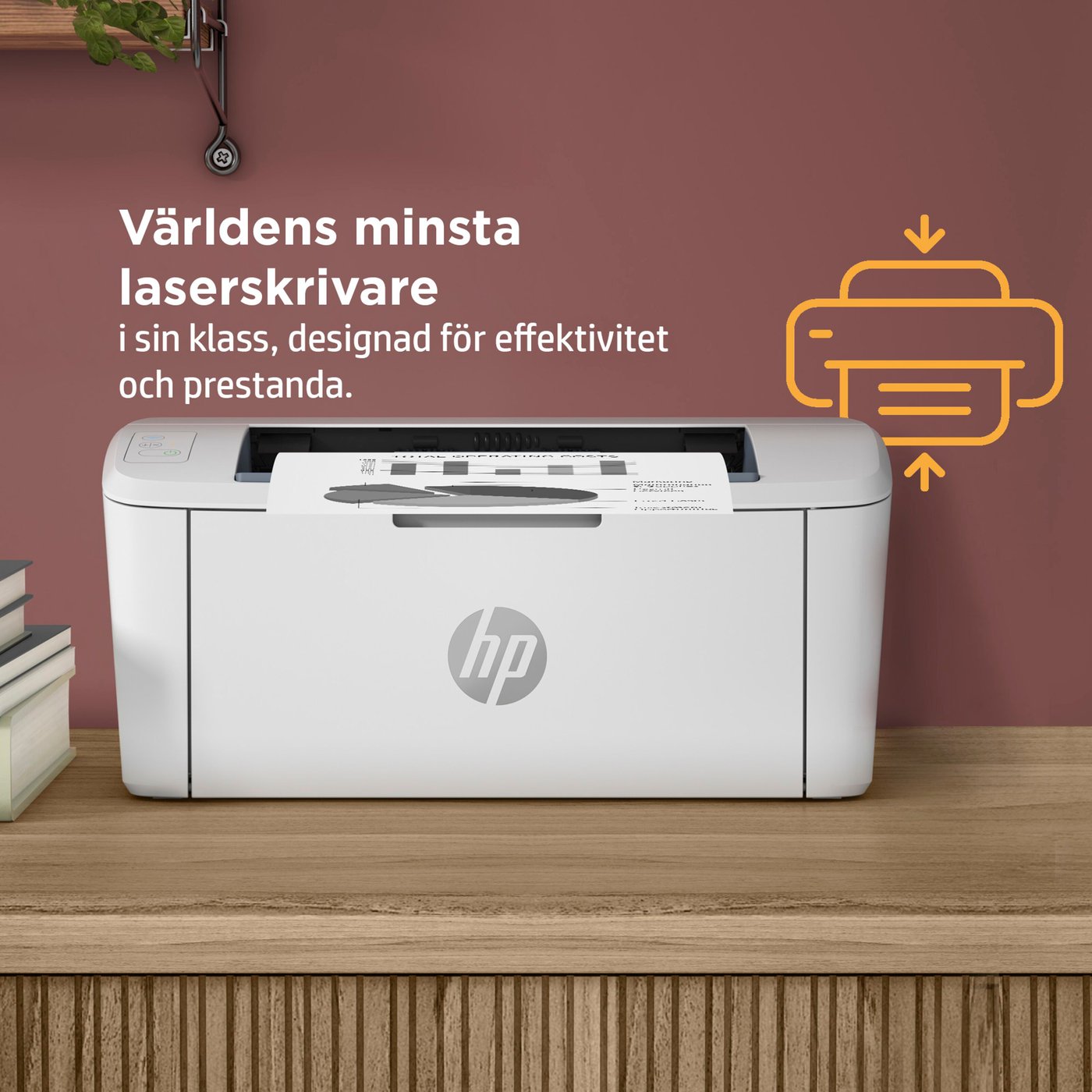 HP LaserJet M110w Laserskrivare