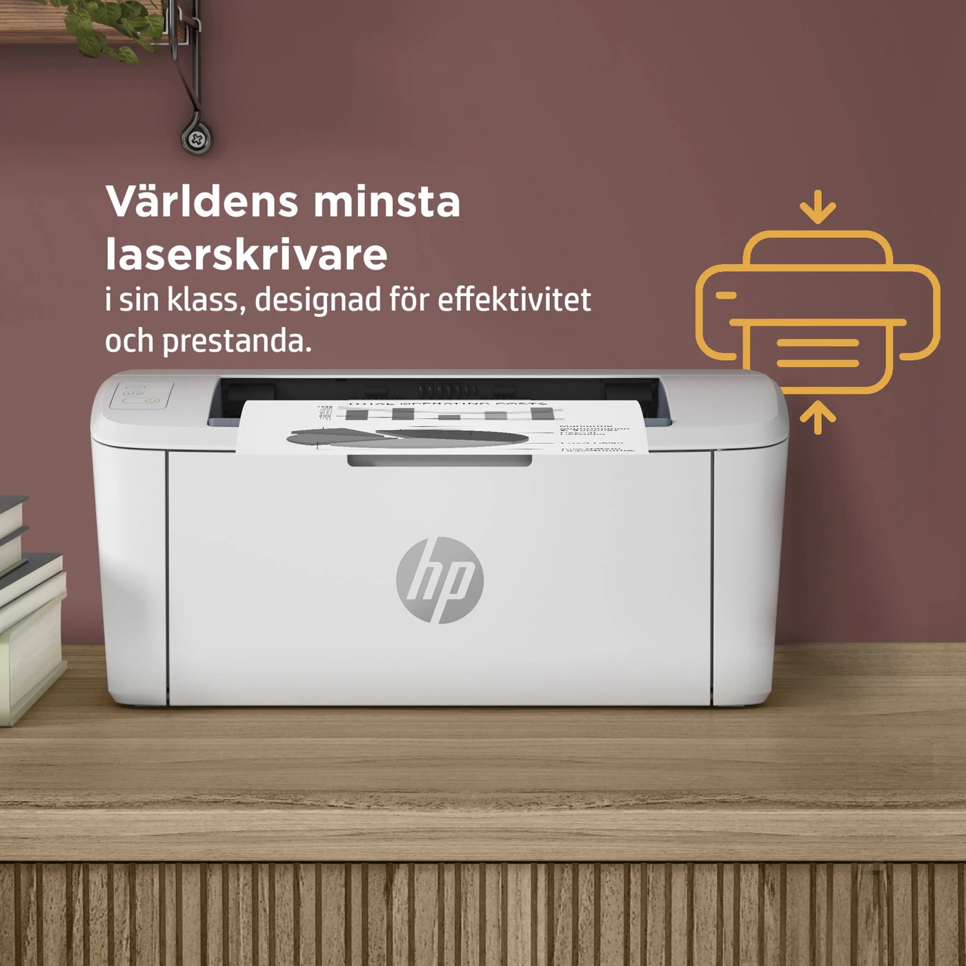 HP LaserJet M110w Laserskrivare