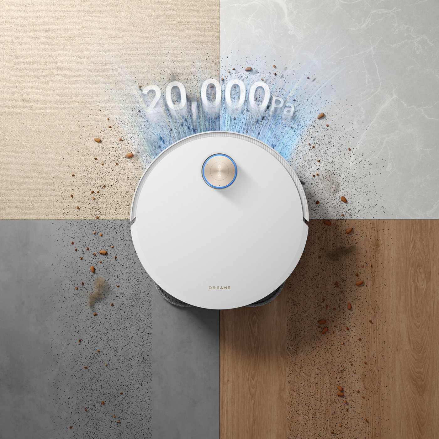 Dreame X50 Ultra Complete Robotstøvsuger Hvit