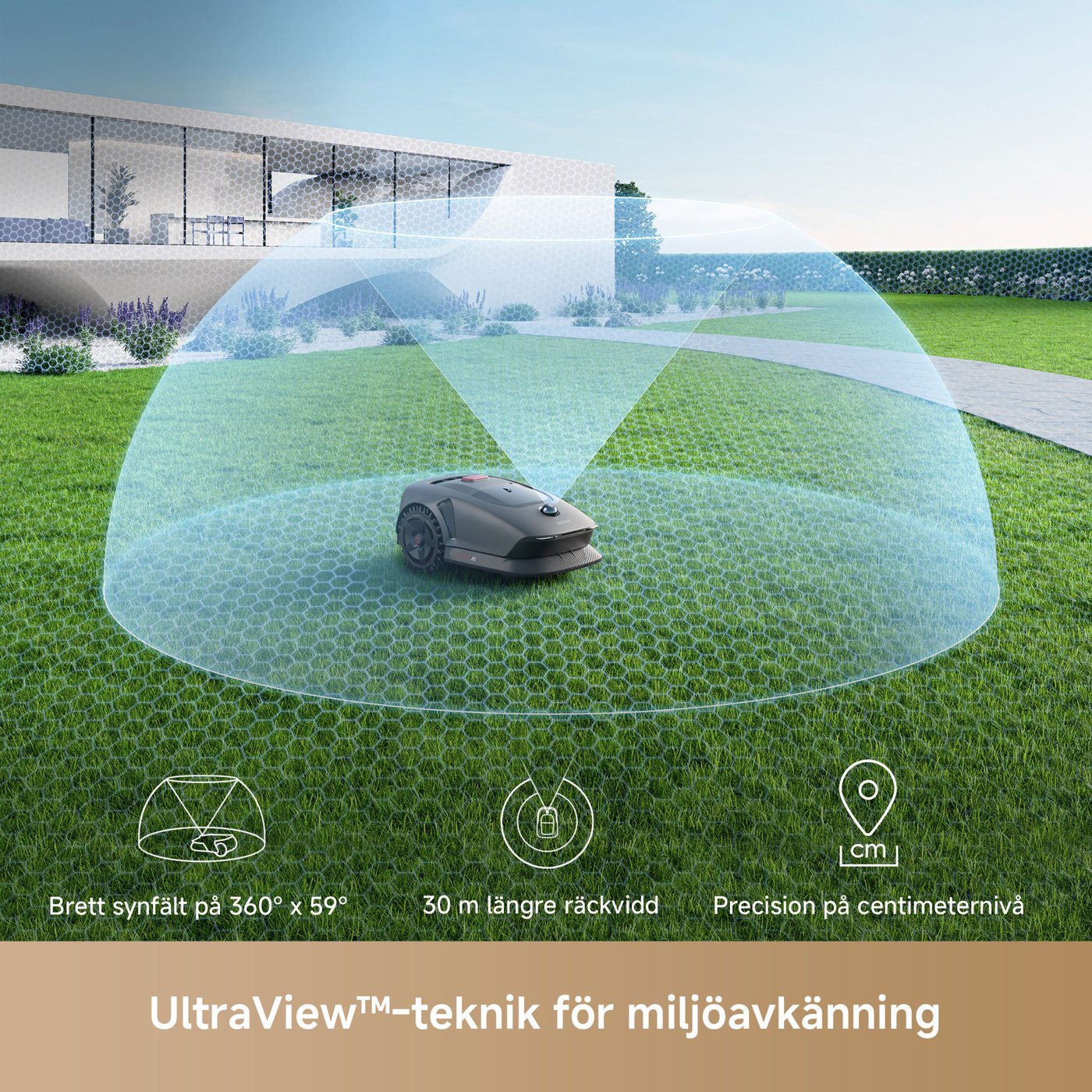 MOVA 1000 Robotic Lawn Mower Robotgräsklippare