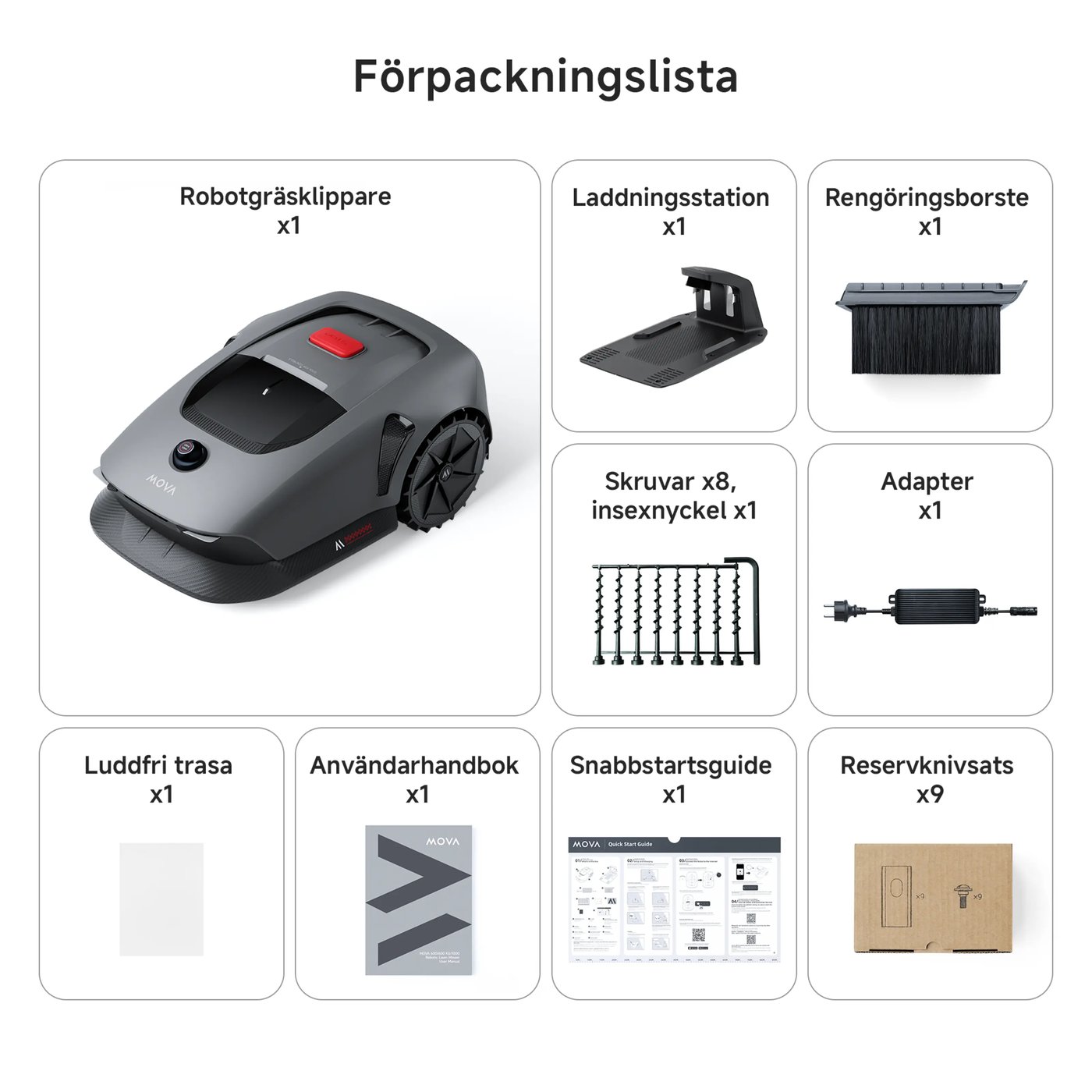 MOVA 600 Robotic Lawn Mower Robotgräsklippare