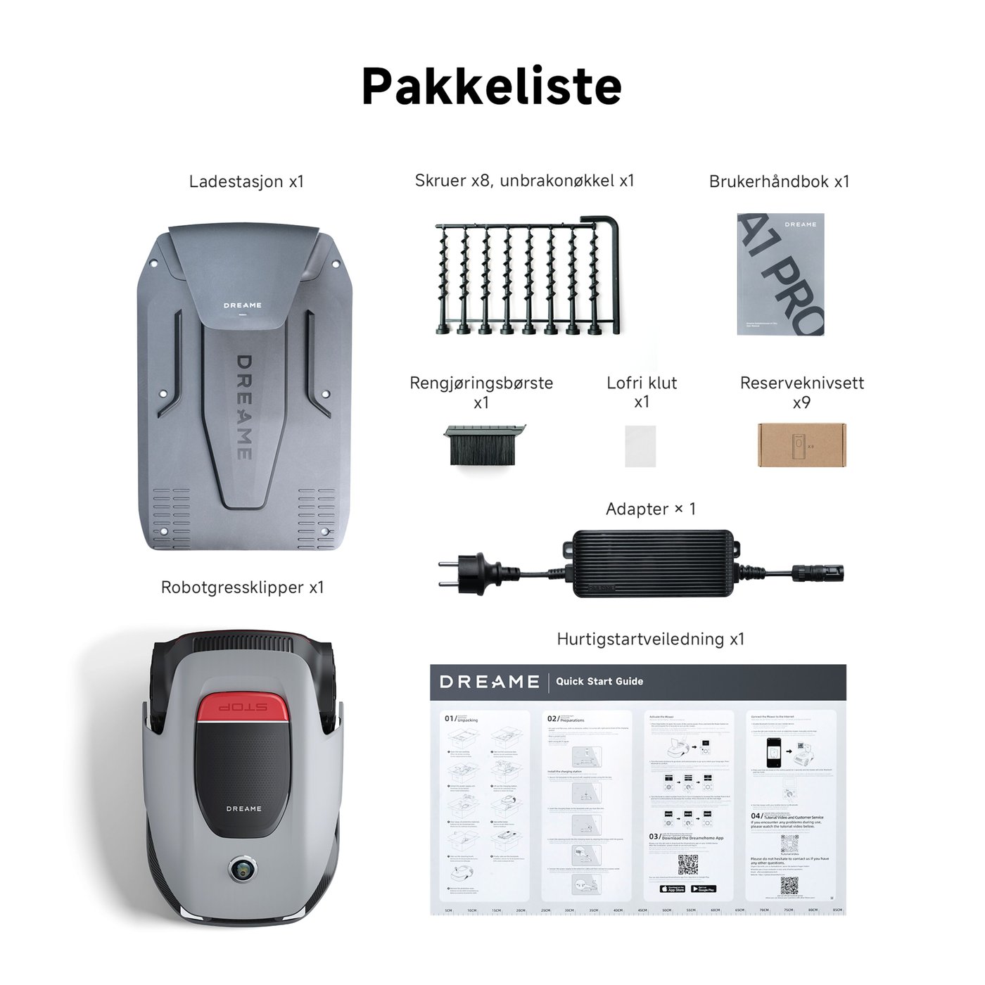 Dreame A1 Pro Robotgressklipper