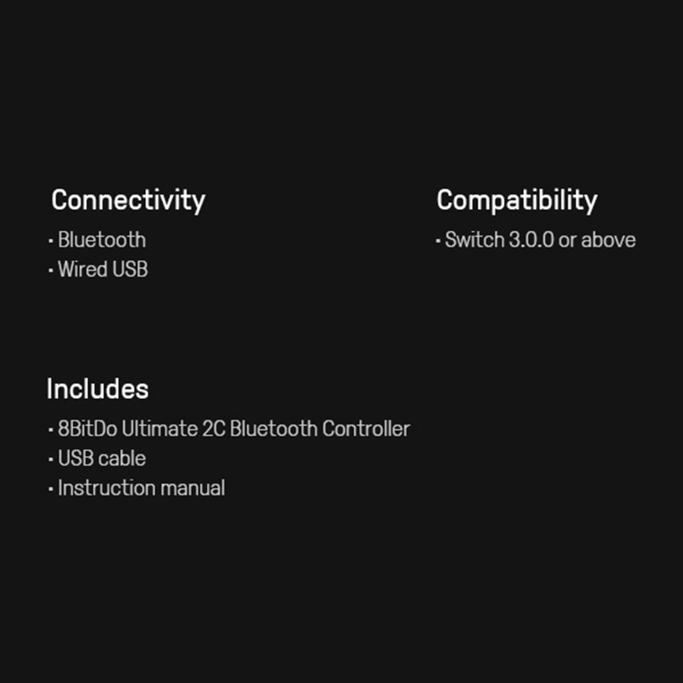 8Bitdo Ultimate 2C Trådlös handkontroll för Nintendo Switch och Switch 2 Blå