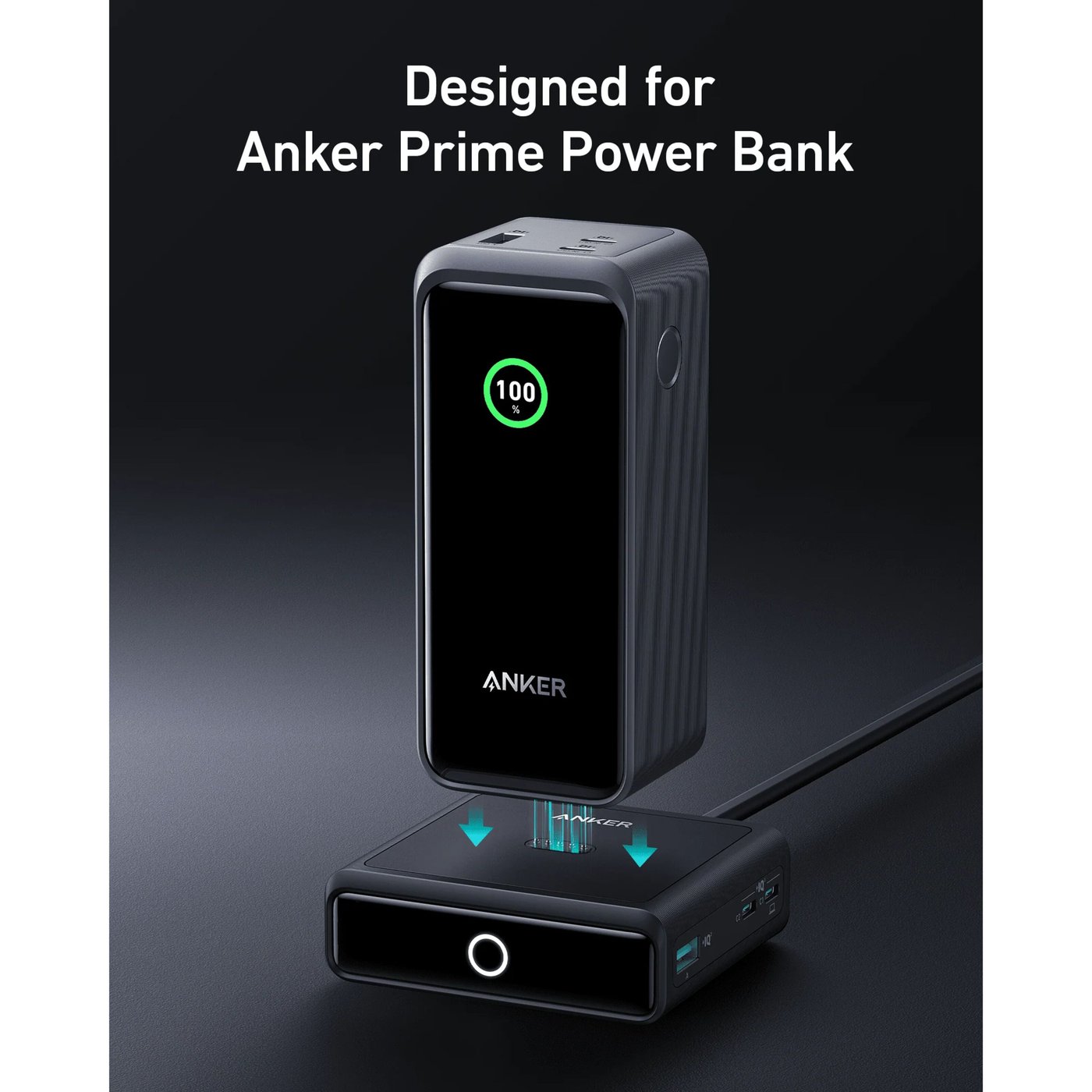 Anker 100W Ladestasjon for Anker Prime Powerbank