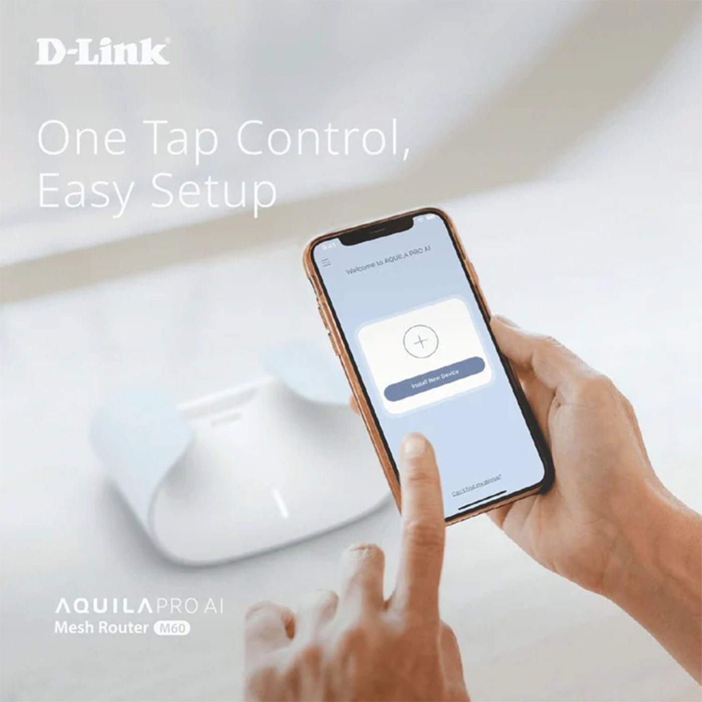 D-Link Aquila Pro AI AX6000 Wifi 6 Smart Mesh-router