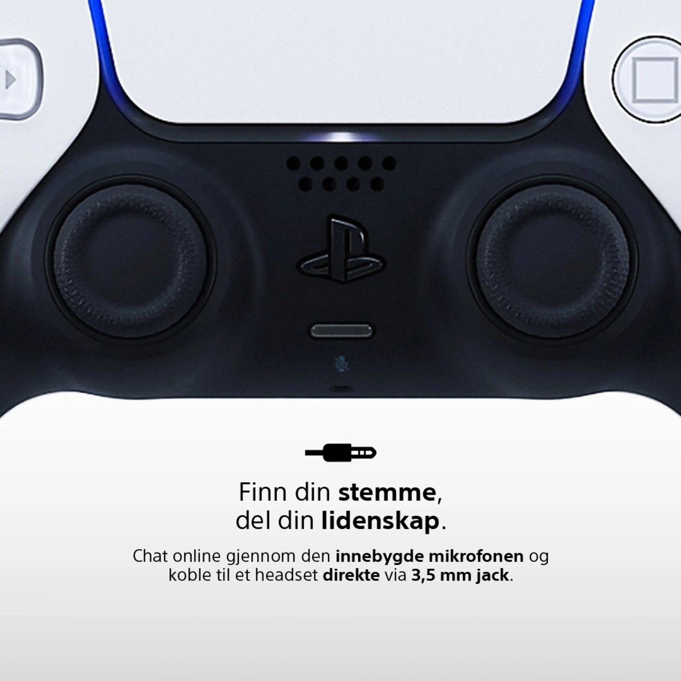 Sony DualSense V2 Trådløs håndkontroller Blå